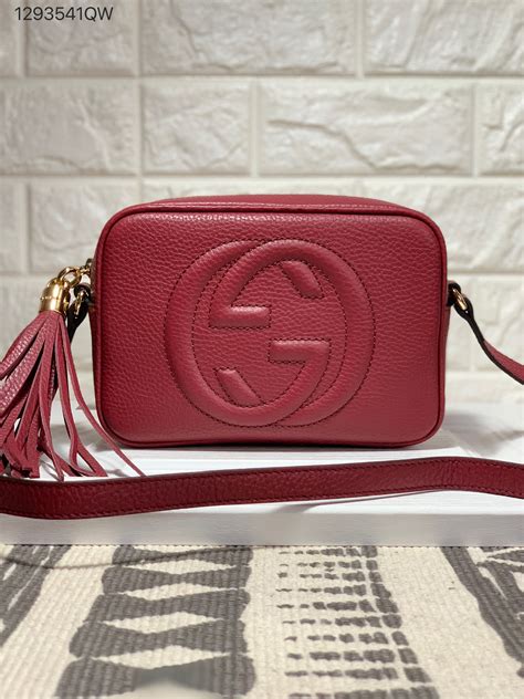 burgundy Gucci bag